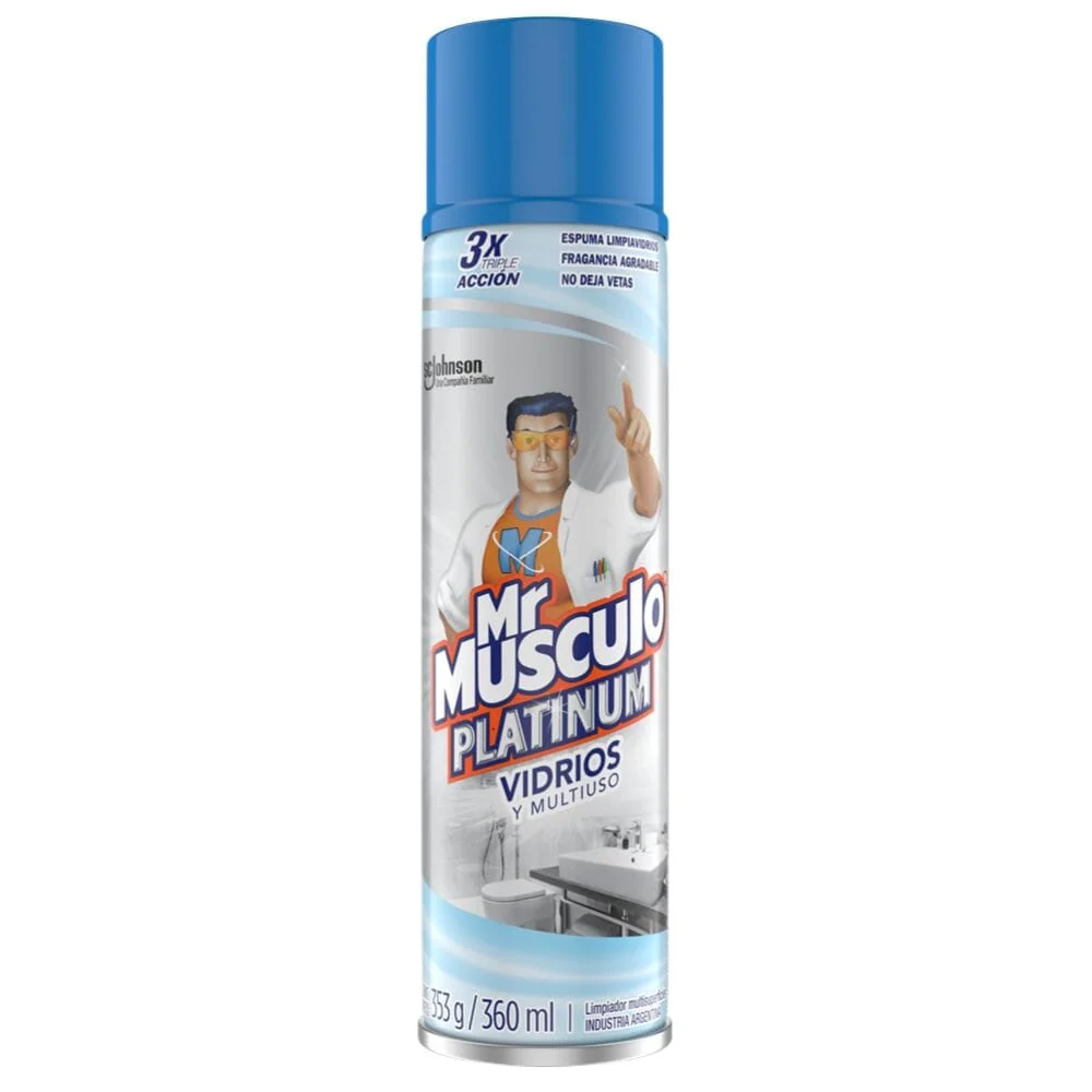Limpiavidrios Espuma 360 ml MR MUSCULO