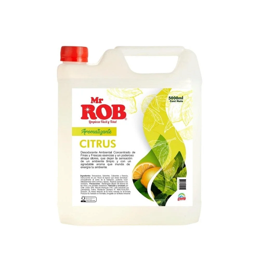 Aromatizante Citrus Bidón 5 Lt MR.ROB