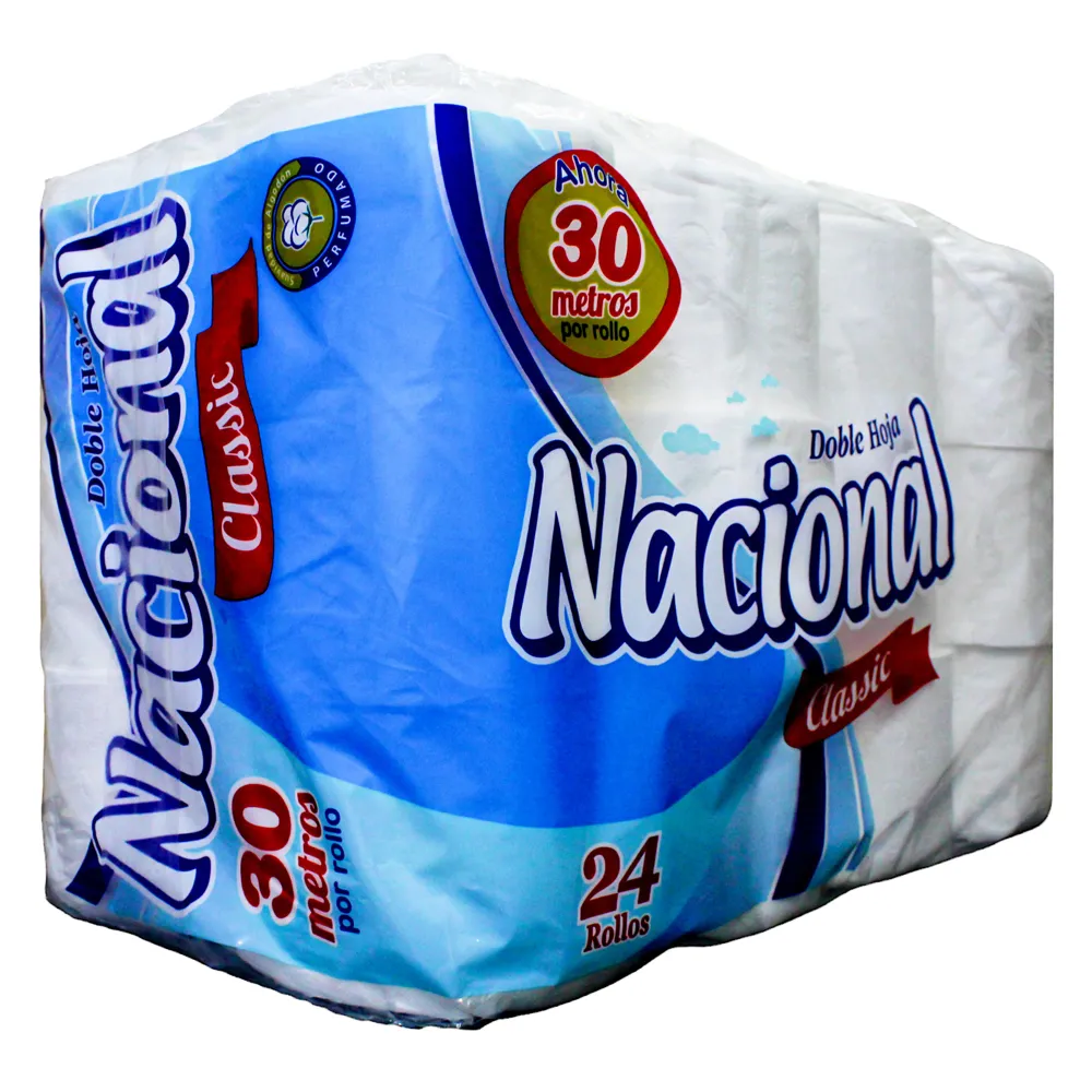 Nacional Papel Higienico Dh Classic Celeste Paquete X 24 Unidades