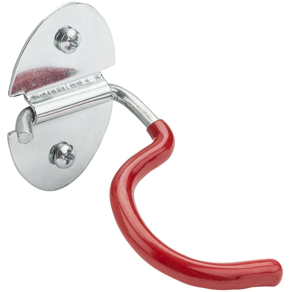 V2216 Portaherramientas/escoba de 2-1/2" - Vinilo rojo National Hardware