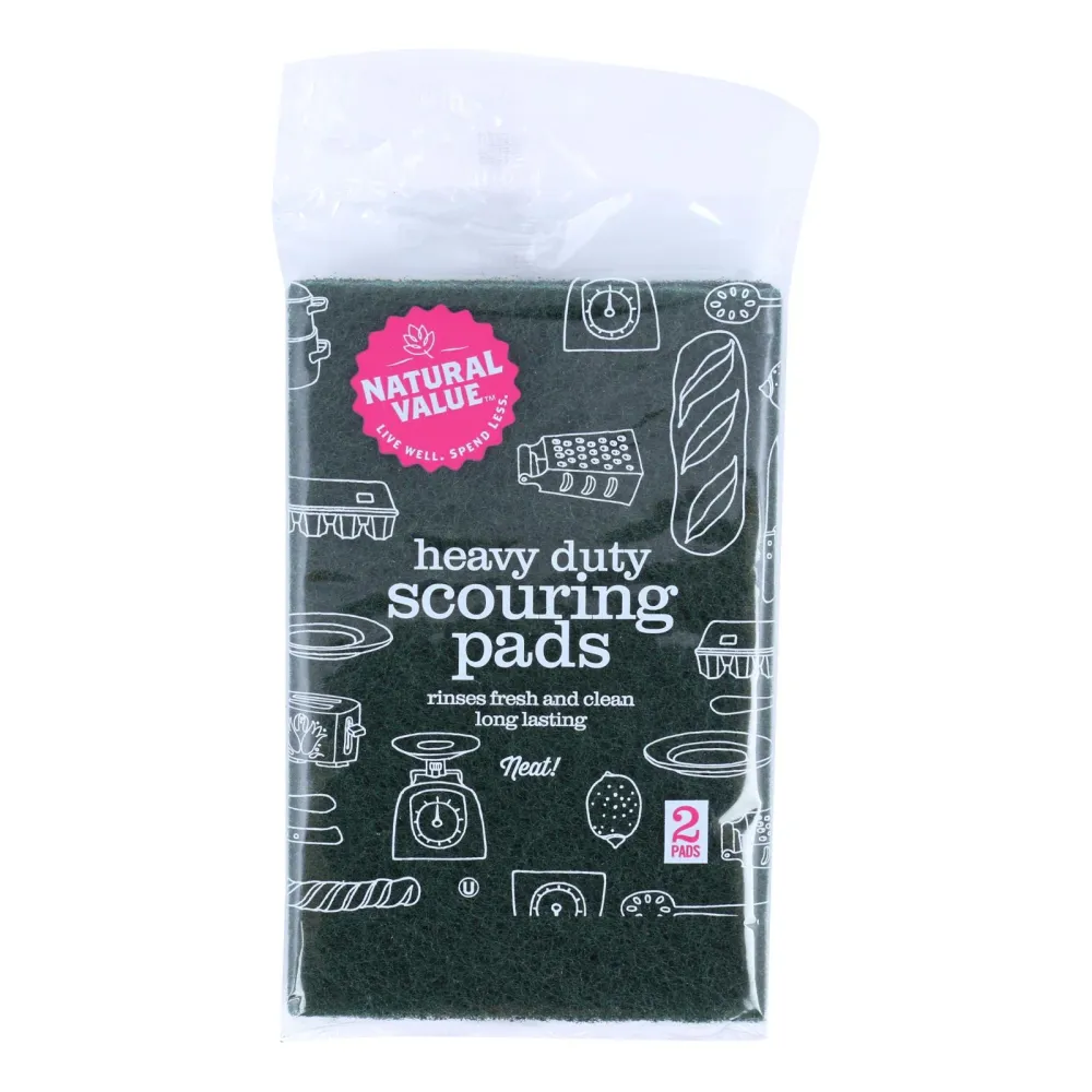 Esponja para fregar Natural Value - Caja de 24 - 2 unidades (paquete de 24)
