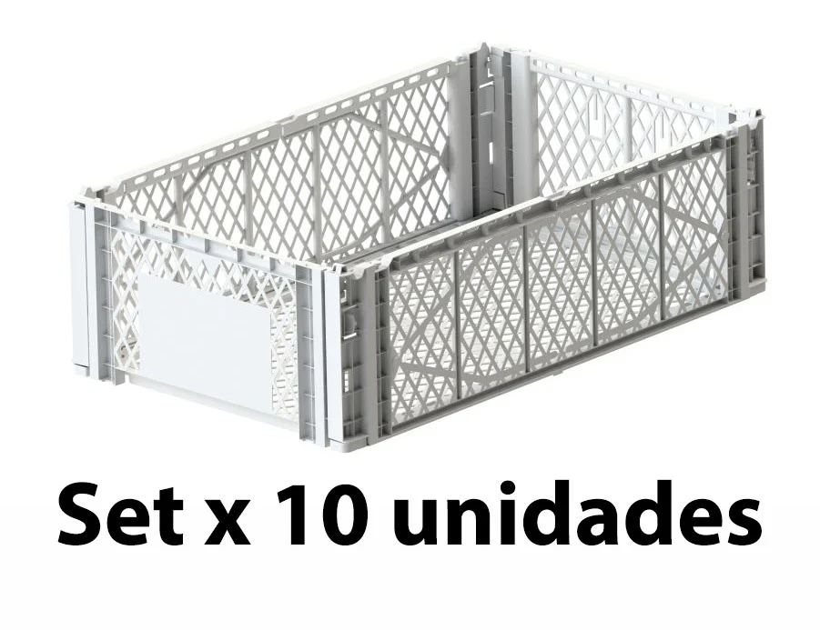 Canastilla plegable ser por 10 unidades Ojara