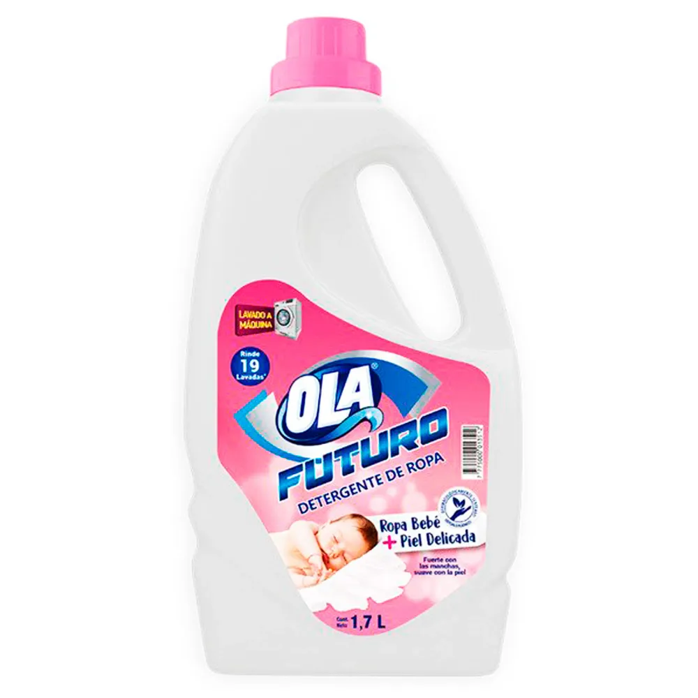 Detergente Ropa Bebé Y Delicada Ola Futuro X 1700Ml