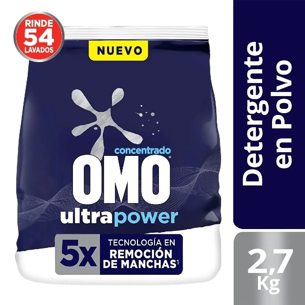 Detergente Polvo Bolsa 2,7 Kg OMO