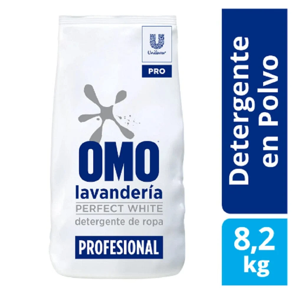 Detergente Polvo Perfect White 8.2 Kg OMO