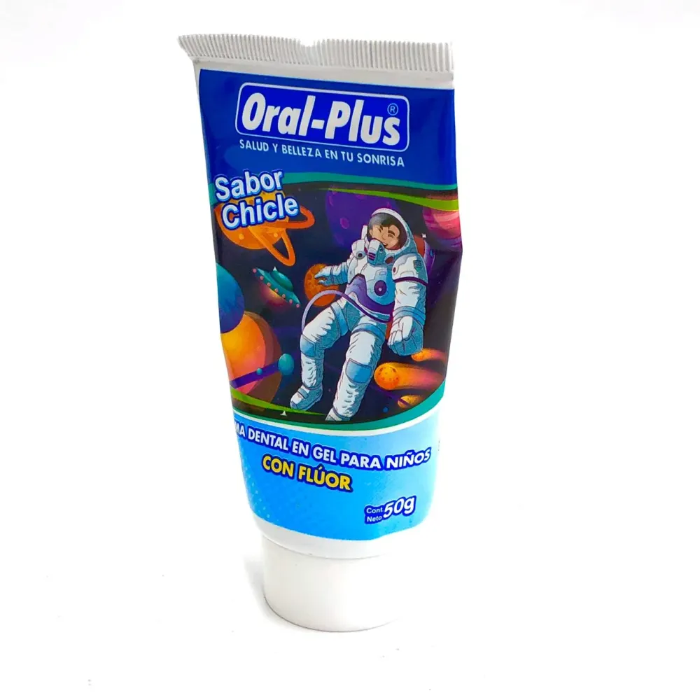 CREMA DENTAL CON FLUOR CHICLE X50GR 2 OR ORAL PLUS