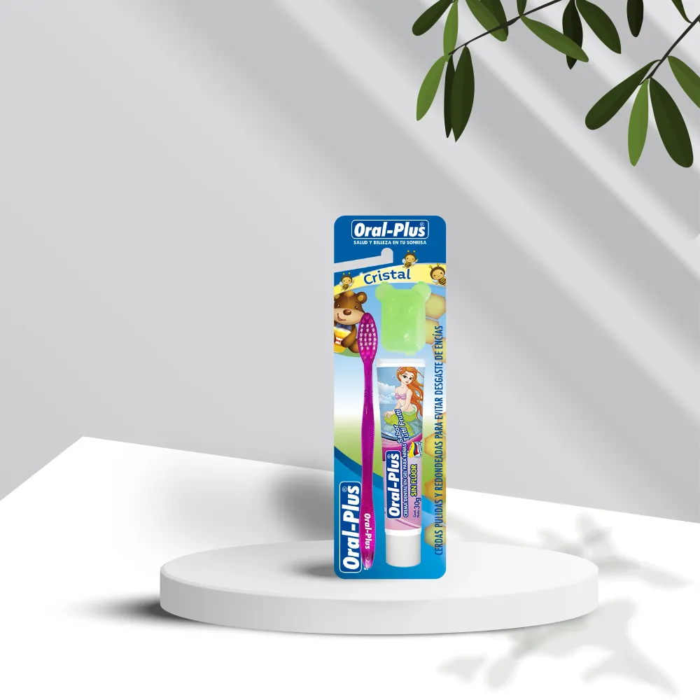 CREMA DENTAL TUTTI FRUTTI +CEPILLO + PROTECTOR X30 ORAL PLUS