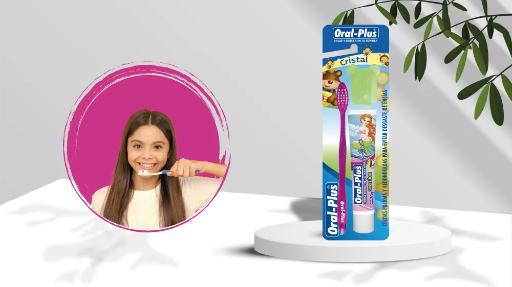 CREMA DENTAL TUTTI FRUTTI +CEPILLO + PROTECTOR X30 ORAL PLUS