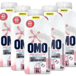 Detergente Liquido Piel Sensible para Diluir Omo 5 x 500 ml Otros