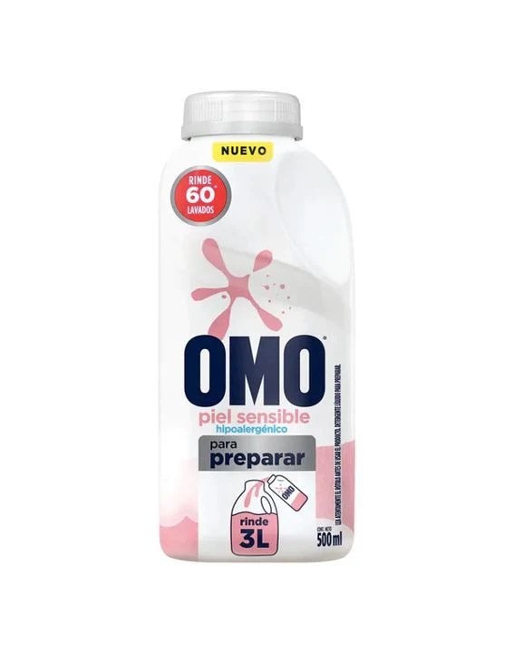 Detergente Liquido Piel Sensible para Diluir Omo 500 ml Otros