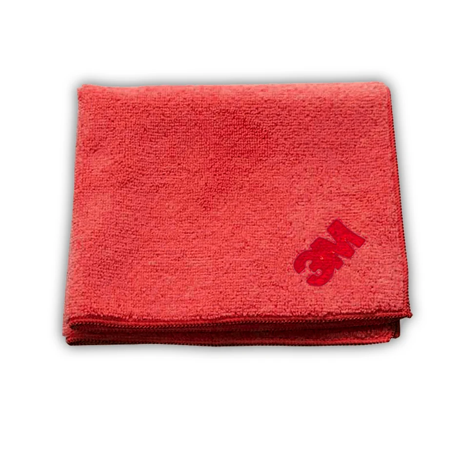 PAÑO ABSORBENTE DE MICROFIBRA ROJO DE 36 X 36 MARCA 3M
