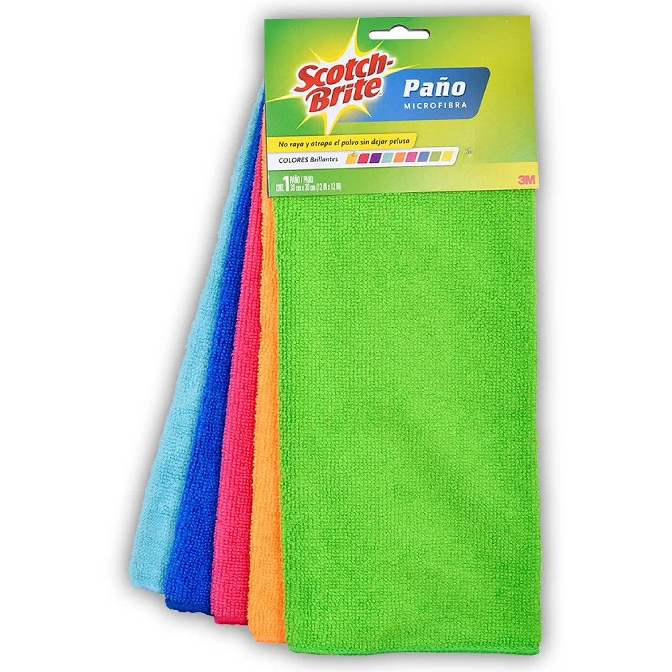 Paño de Microfibra Colores MARCA SCOTCH BRITE