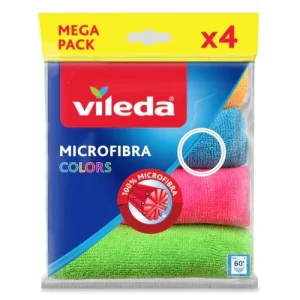 Paño Microfibra Colores Vileda 4 Un
