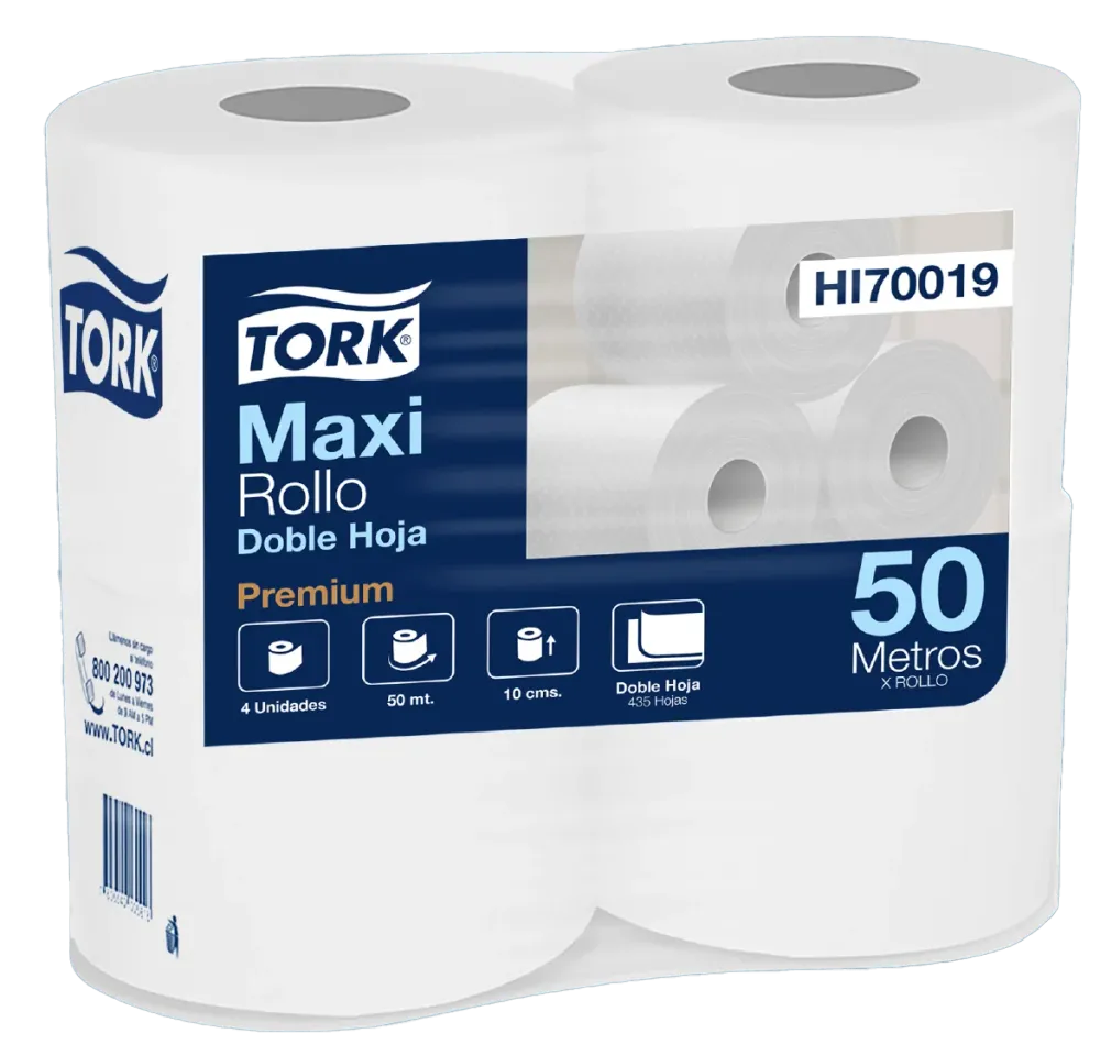PAP HIG TORK D/H 50 MTS X 32 ROLL PREM (HI70019)