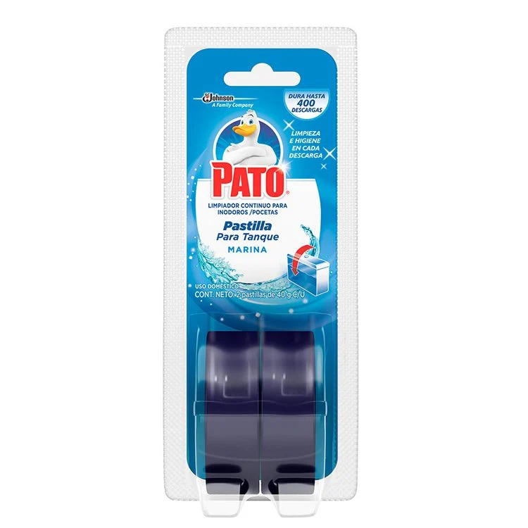 Pastillas Para Tanque Pato 40 Gr 2 Unidades Marina