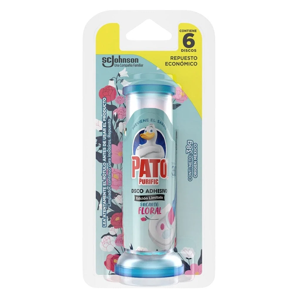 Discos Activos Floral Recarga 36 Ml PATO PURIFIC