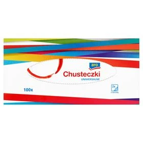 PAÑUELOS UNIVERSALES DE 2 CAPAS ARO 117 G (100 PIEZAS)