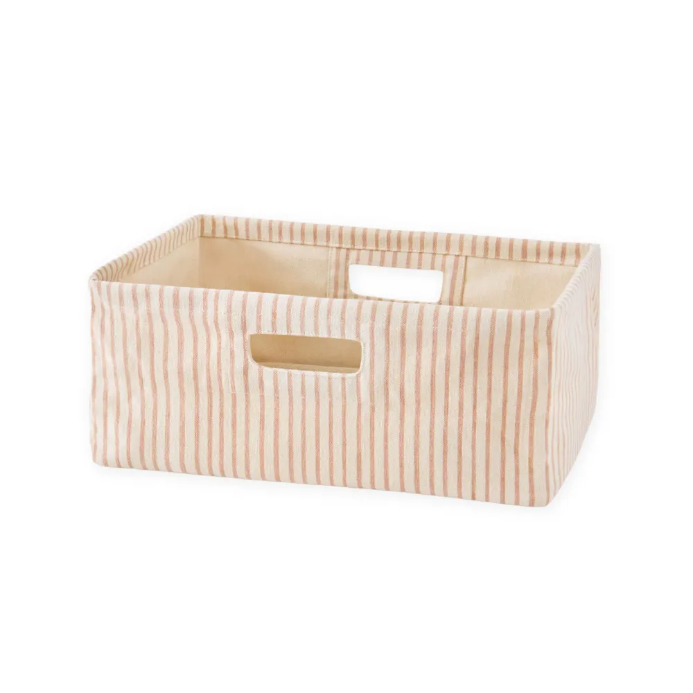 PEHR CESTA DE ALMACENAJE STRIPES AWAY PETAL SMALL