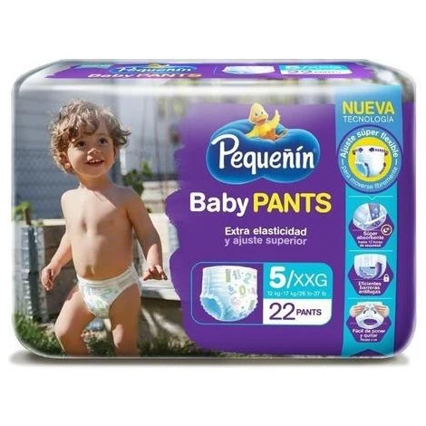 Pañal Baby Pants Et5 X22+Toalla Pequeñ PEQUEÑIN