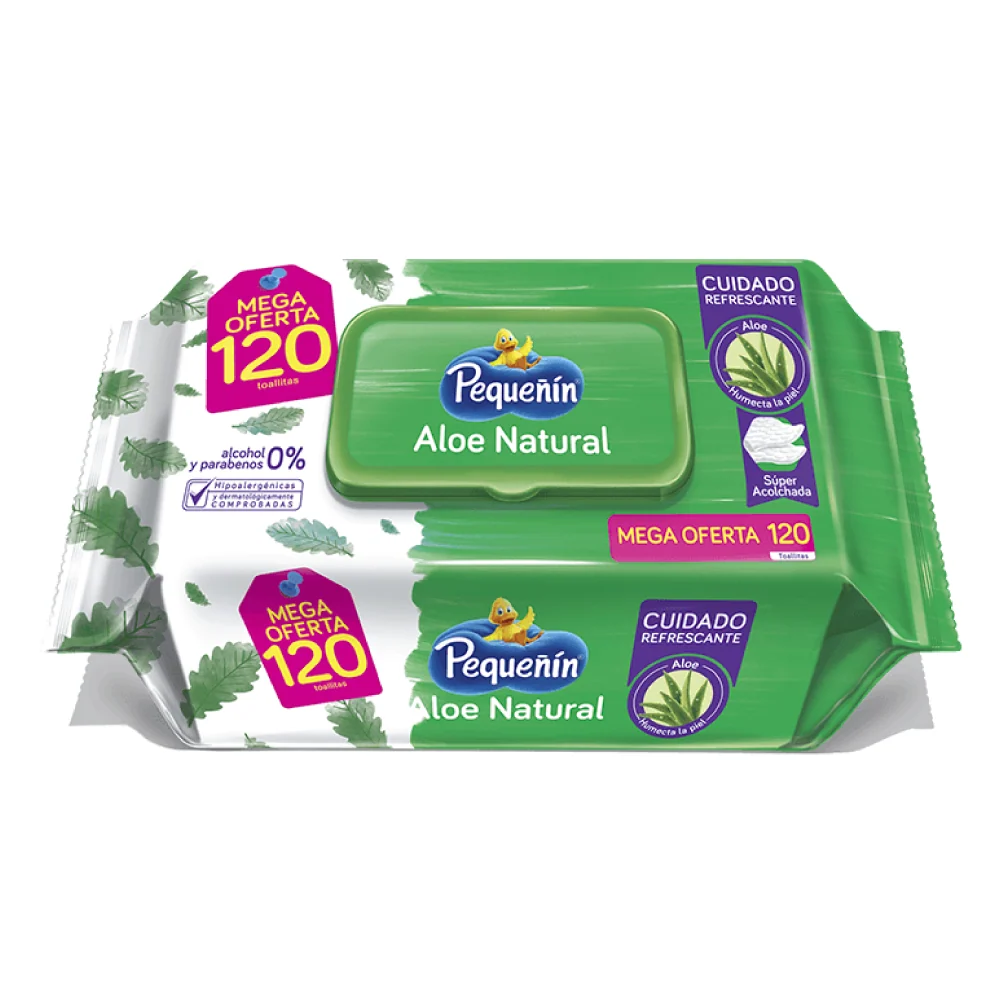Toallas Hum Aloe Vera X120 Pequeñ PEQUEÑIN
