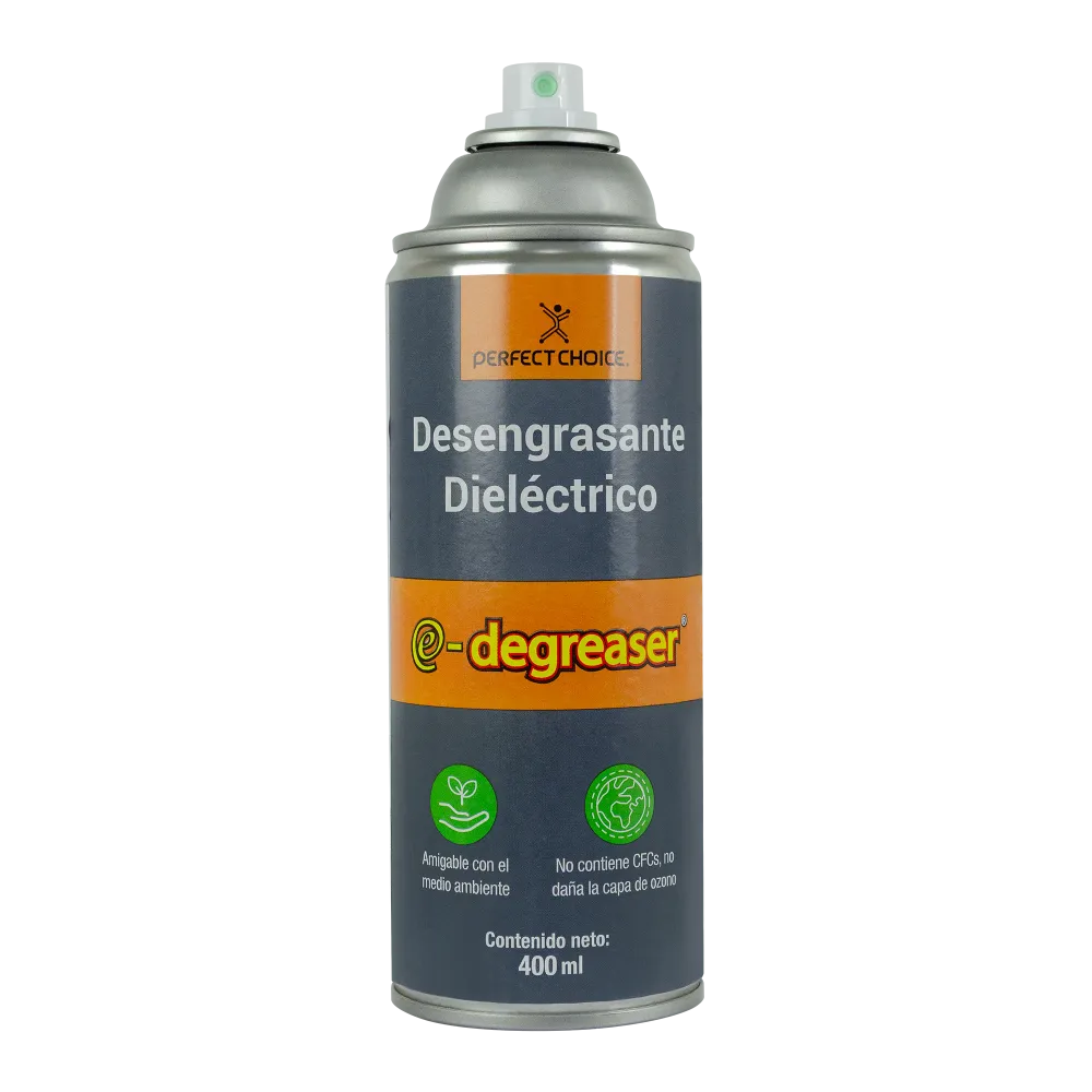 Desengrasante Dieléctrico para Equipo Electrónico 400g E-Degreaser | PERFECT CHOICE
