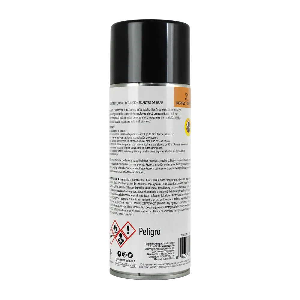 Desengrasante Dieléctrico para Equipo Electrónico 400g E-Degreaser | PERFECT CHOICE