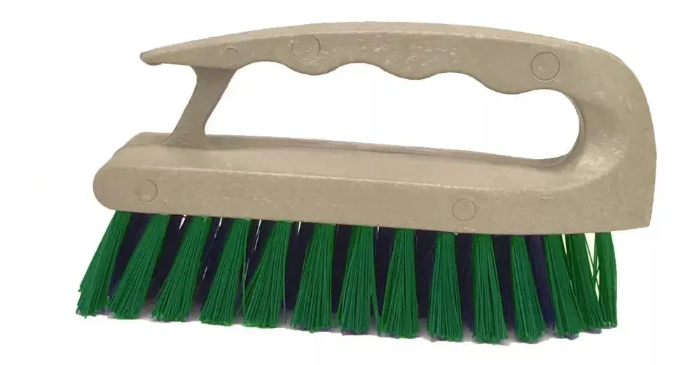 Cepillo Plástico Tipo Plancha Limpieza Mango Lavar Baño Ropa Perico