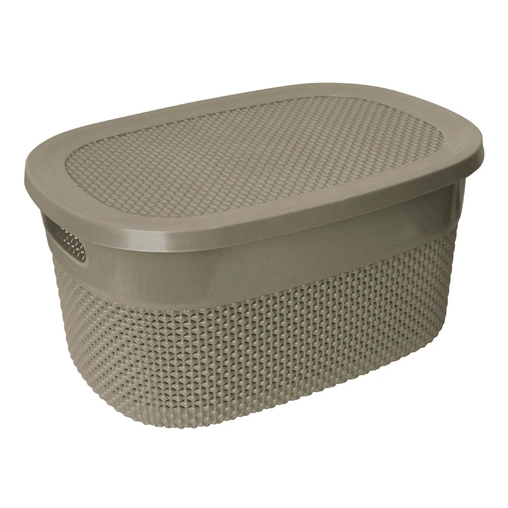 Caja Organizadora Vitta de 12 Litros Beige Pica