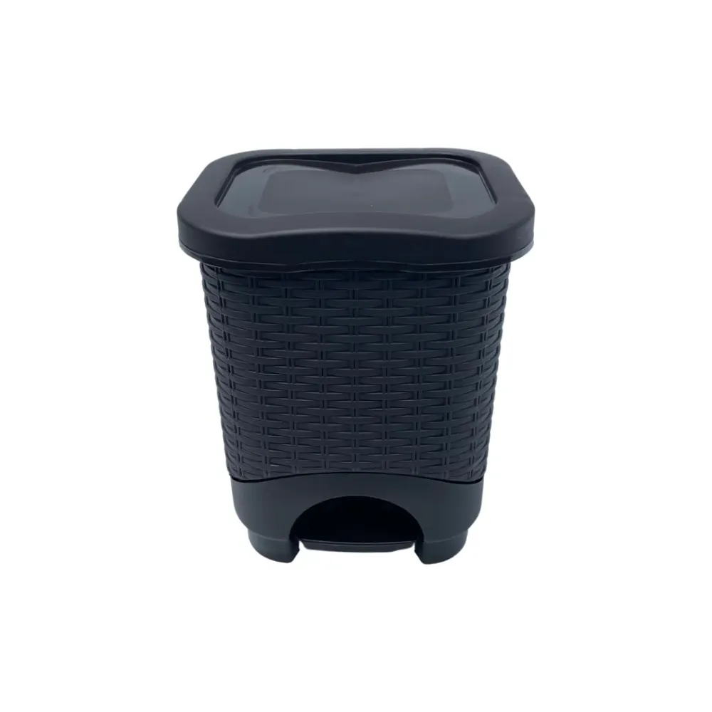 Caneca de basura / Papelera Ratan Cafe de 8 litros con pedal Pica