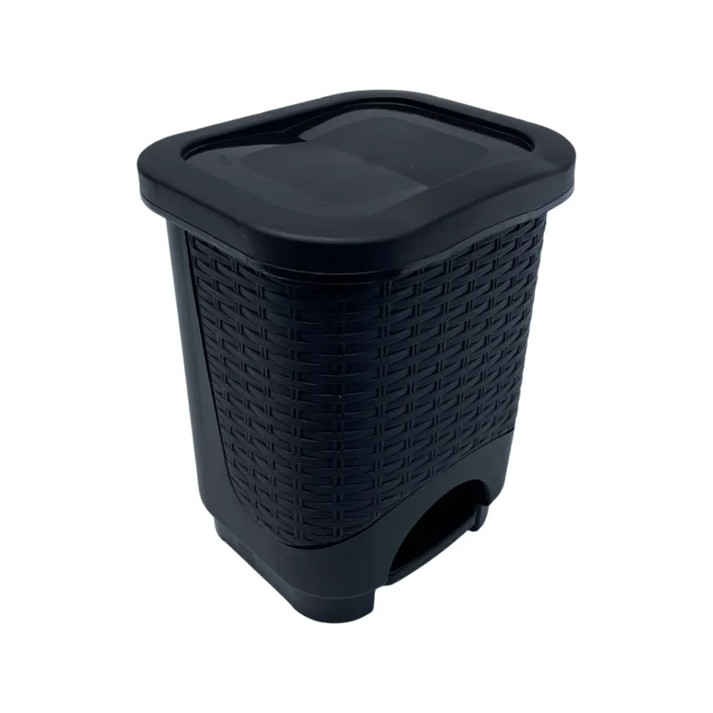 Caneca de basura / Papelera Ratan Cafe de 8 litros con pedal Pica