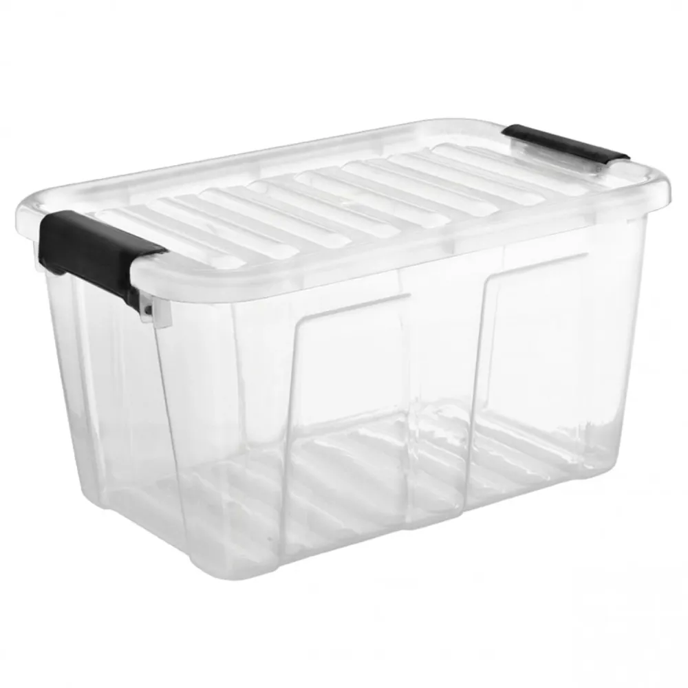 Caja contenedor con tapa Plast Team HOME BOX 30L QUALITY