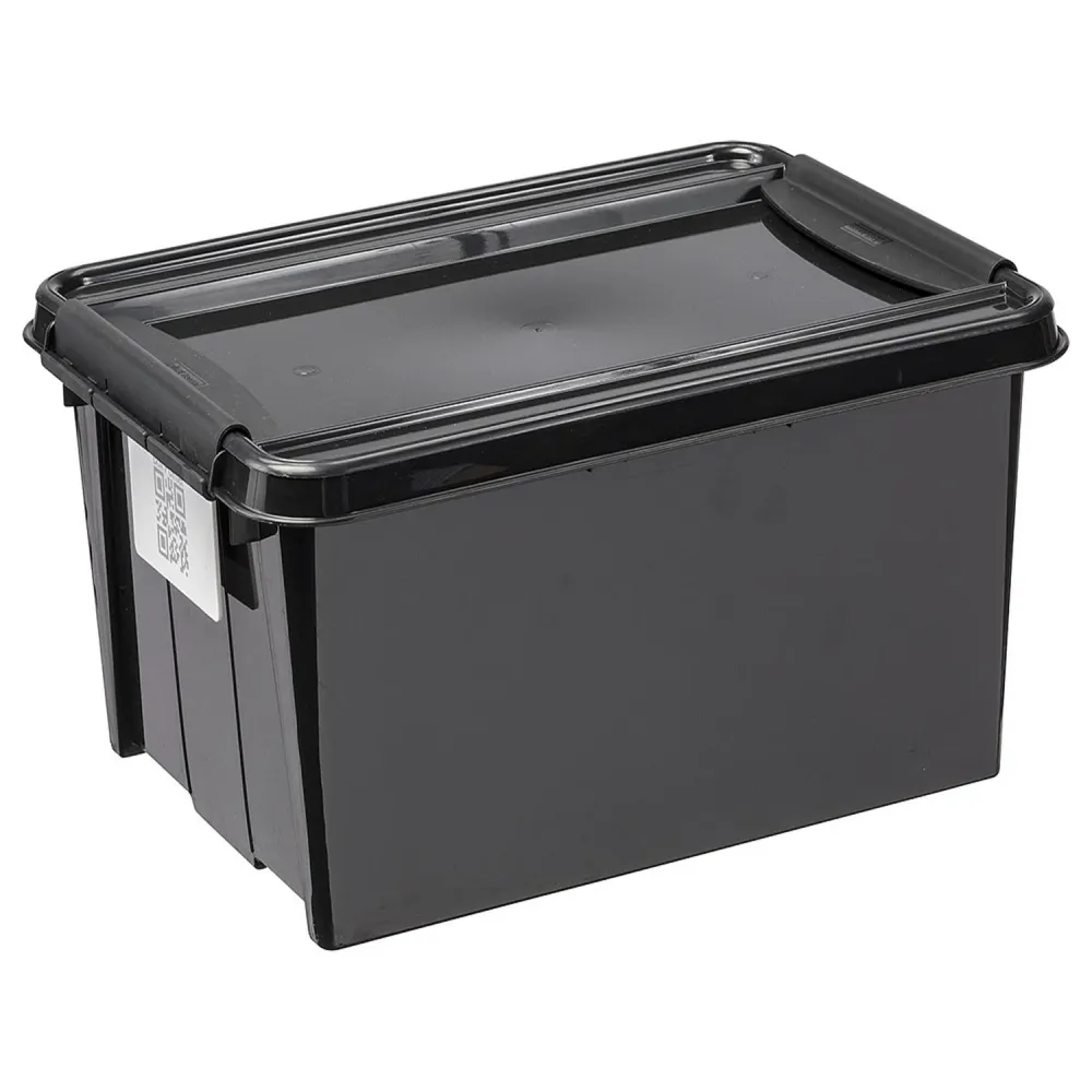 Contenedor con tapa PlastTeam ProBox Recycle QR 14L Plast Team