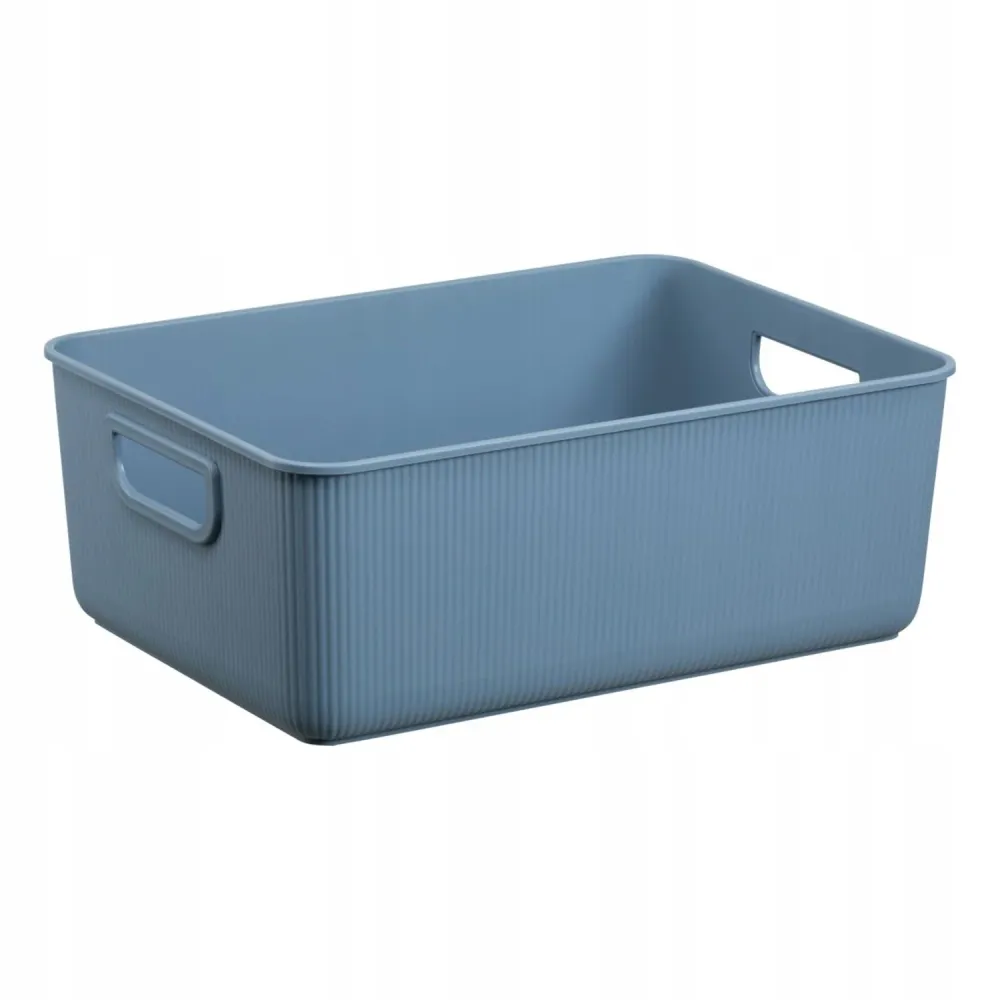 Recipiente de almacenamiento Akita Plast Team, azul, 10L, 100% reciclado, 60840800