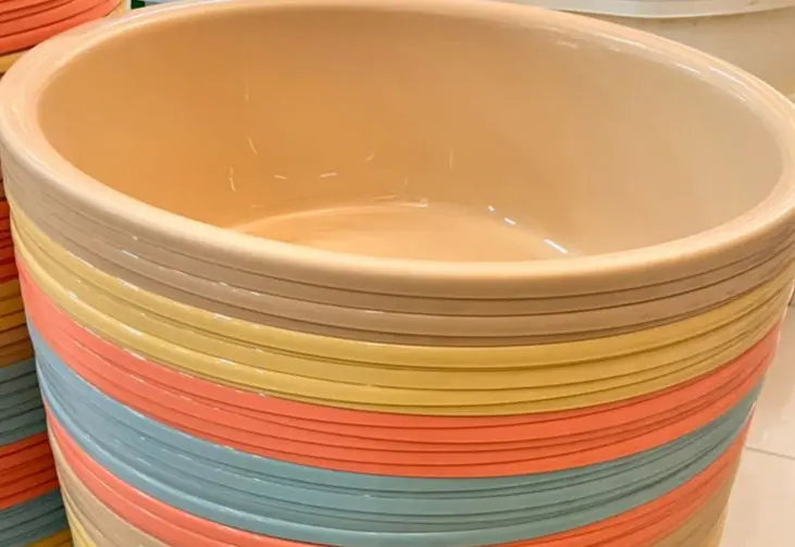 Plastic WashBasin 70cm✖23.7cm 60L Beige