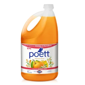Limpiador Piso Frescura Cítrica 4 Lt POETT