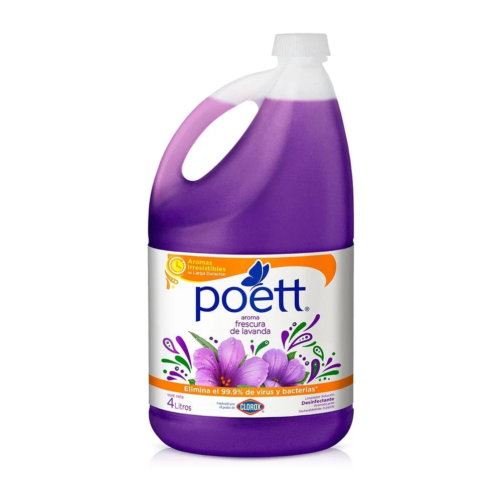 Limpiador Piso Lavanda 4 Lt POETT