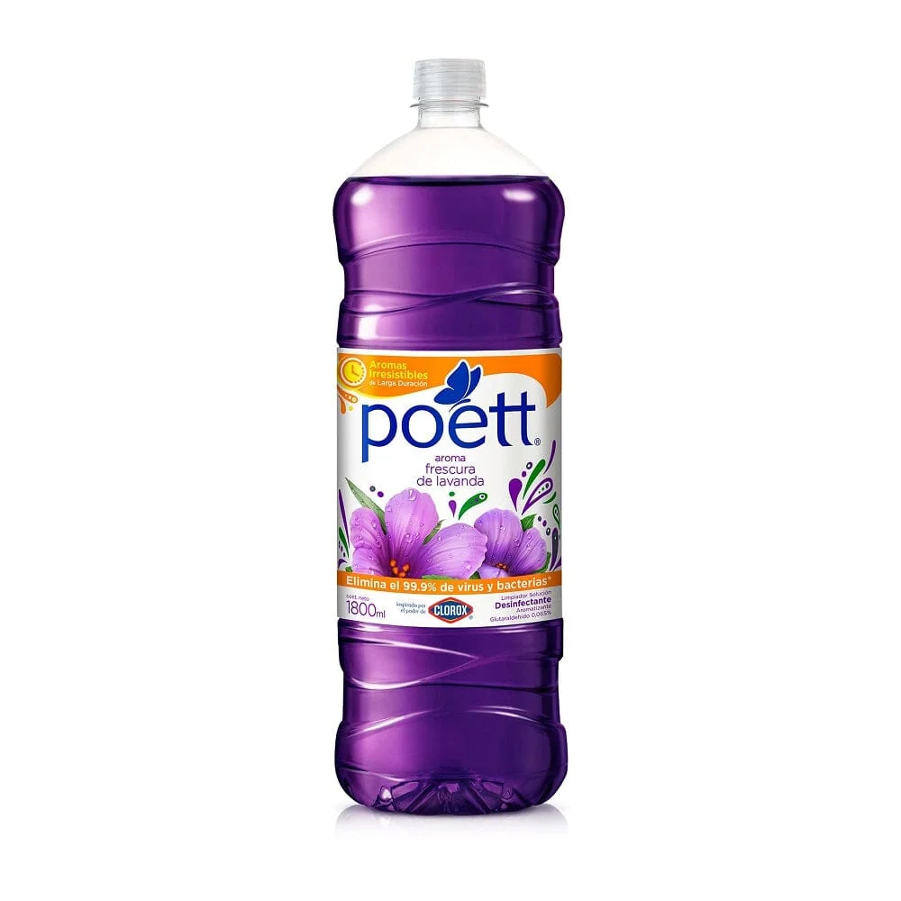 Limpiador De Pisos Aroma Lavanda 1.8 Lt POETT