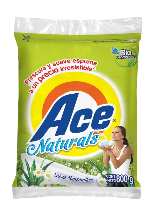 Caja Detergente Ace Naturals 800G/14P - SCG Procter & Gamble