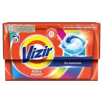 Cápsulas de lavado Allin1 para colores Vizir 24 uds. Procter & Gamble