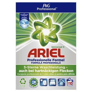 Detergente en polvo Professional Regular Ariel 7,15 kg (110 lavados) Procter & Gamble