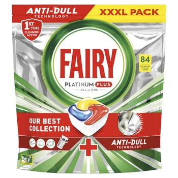 Tabletas para lavavajillas All One Lemon Fairy Platinum Plus 84 unidades Procter & Gamble