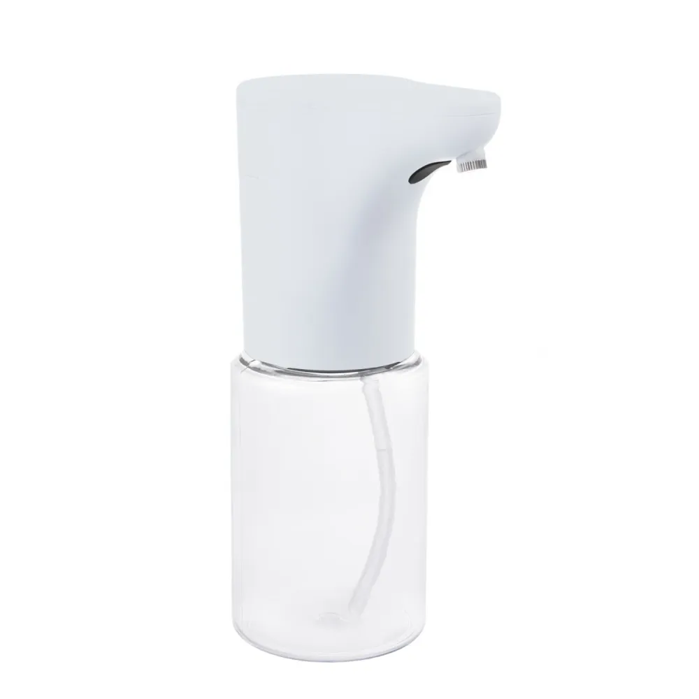 Dispensador automático Promedix, recipiente dispensador para jabones líquidos, líquidos desinfectantes, 300 ml, blanco, PR...