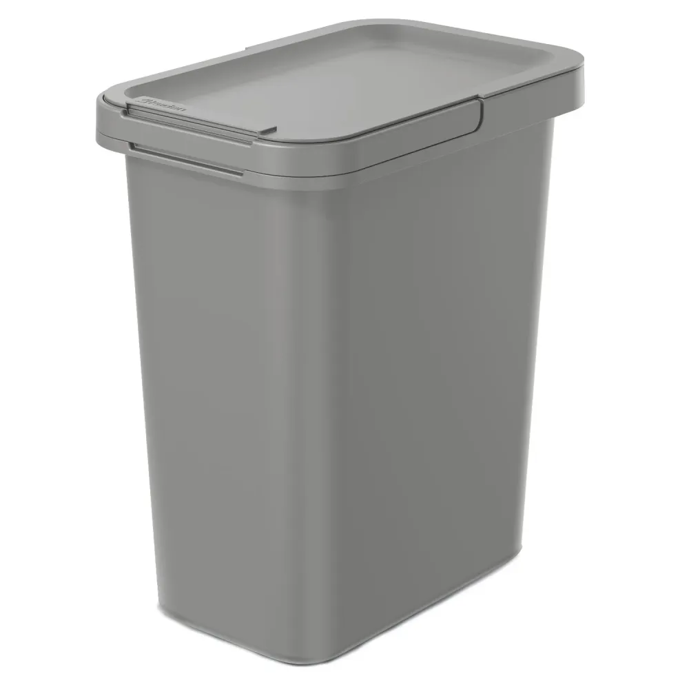 Keden SYSTEMA cubo de basura - gris liso 12 litros Prosperplast