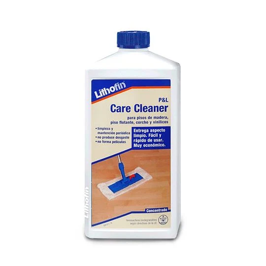 Pack Pisos Madera Laminados y Vinilicos (Limpieza Diaria + Profunda + Abrillantador) 1 Lt/cu Lithofin Protac