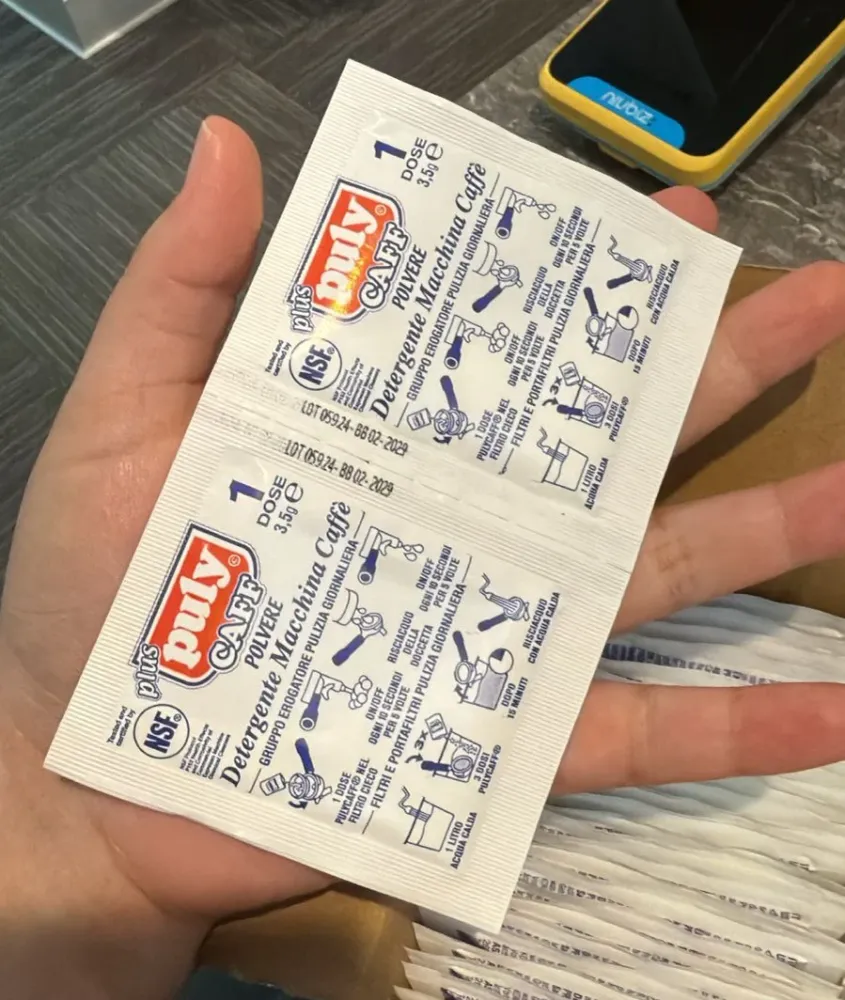 Puly Caff - Sachets de 3.5g Detergente Limpieza de maquina
