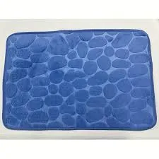Alfombrilla antideslizante para baño de terciopelo coral con base de PVC Quierox - Tienda Online