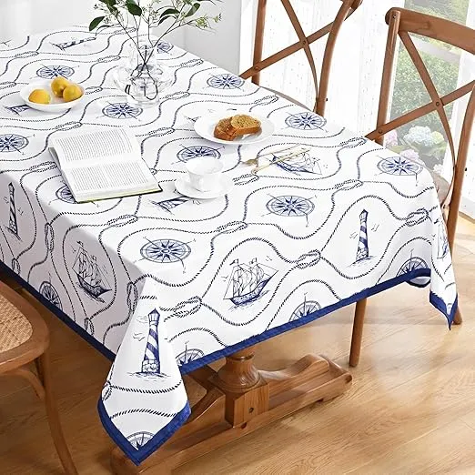 Mantel de verano con brújula náutica Yinhua de 55*55pulgadas Quierox - Tienda Online