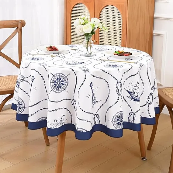 Mantel de verano con brújula náutica Yinhua de 55*55pulgadas Quierox - Tienda Online