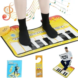 Tapete de piano para inodoro, divertido piano musical, teclado, tocando el dedo del pie Quierox - Tienda Online