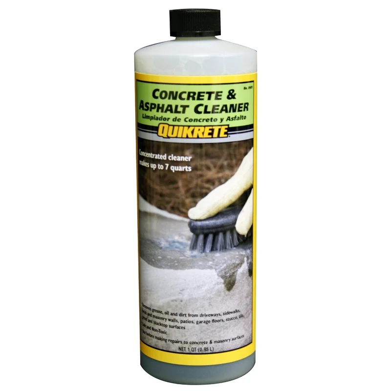 Quikrete - Líquido limpiador de concreto concentrado, no tóxico, multiusos, 1 cuarto de galón